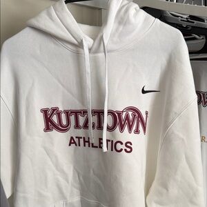 Nike White Kutztown Athletics Hoodie